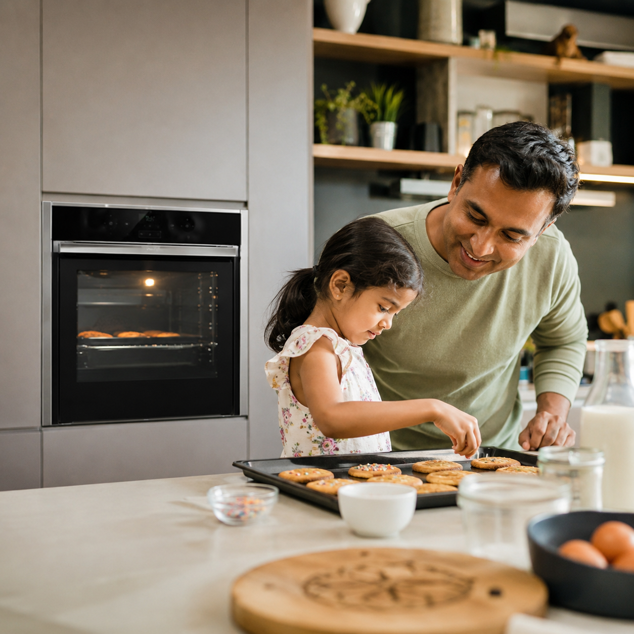 Little moments, baked together