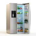 French Door Refrigerator Built for Modern Kitchens, 20 Cu Ft Capacity, Dual Ice Maker, Smart Temperature Control