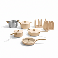 Nonstick Cookware Set Designed for Daily Cooking, Organized Storage System, Lightweight Build, Kitchen Setup