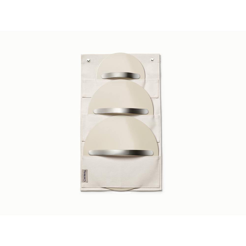 9-Piece Ceramic Nonstick Cookware Set in Cream